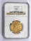 1910-S $10 U.S.GOLD Indian Certified NGC AU53