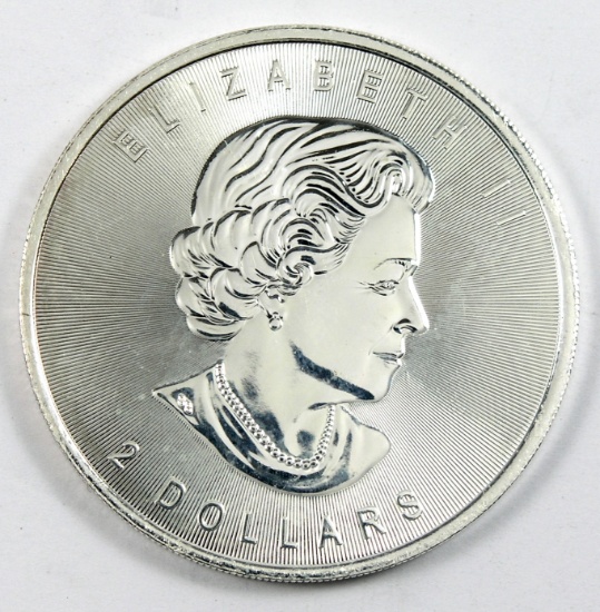 2015 Canada 3/4 Ounce $2 Silver Coin