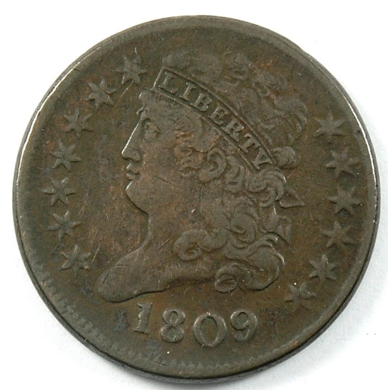 1809 U.S. Classic Head Half Cent