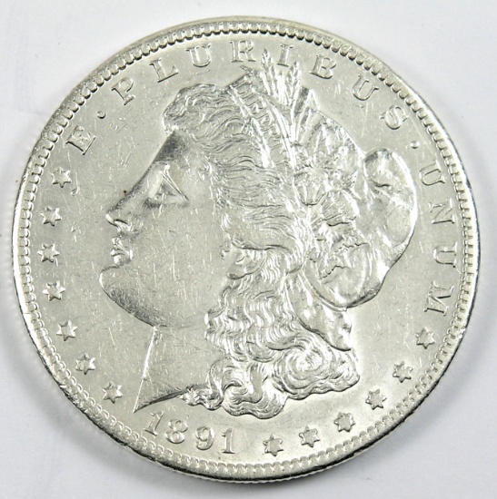 1891-CC Morgan Silver Dollar