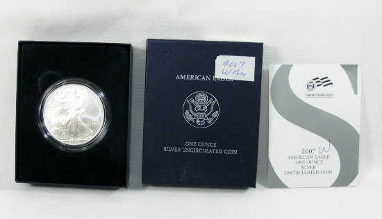 2007-W American Eagle Silver Dollar Unc