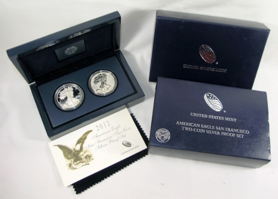 2012 American Eagle 2-Coin Silver Proof Set