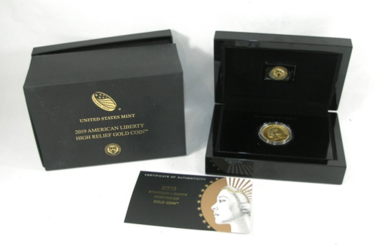 2019-W $100 American Liberty 1 Oz. GOLD