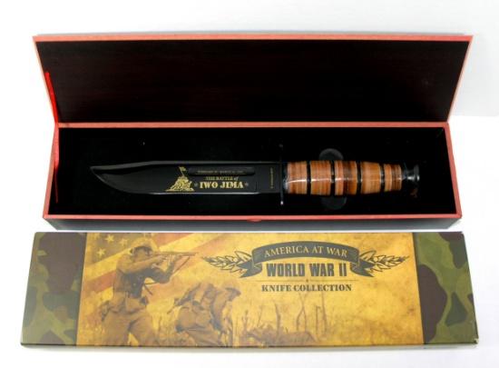 World War II “Iwo Jima” February 19-March 26, 1943  7-1/8” Blade  Boxed