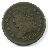 1809 U.S. Classic Head Half Cent. Rotated Die