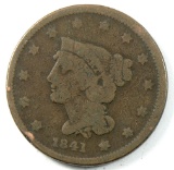 1841 U.S. Liberty Head Large Cent