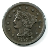 1857 U.S. Liberty Head Large Cent