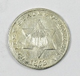 1853 U.S. Three-Cent Silver