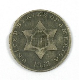 1853 U.S. Three -Cent Silver