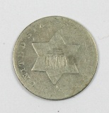 1859 U.S. Three -Cent Silver