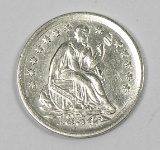 1854 Seated Half Dime  with Arrows