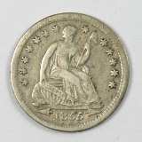 1855 Seated Half Dime  with Arrows