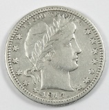 1914 Barber Quarter Dollar