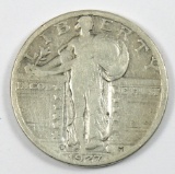 1927-D Standing Libery Quarter Dollar
