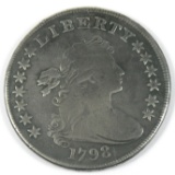 1798 Heraldic Eagle Rev Silver Dollar (Repair on Reverse Bottom Between Tail and A)