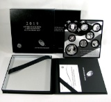 2019 U.S. Silver Proof Set  (8-Coins with Box)