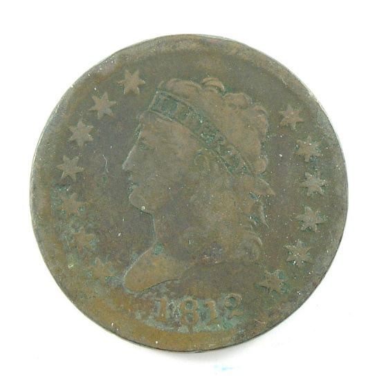 9.      1812  U.S. Classic Head Large Cent