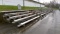 15' Long 5 Tier Bleacher Section Alum. Planking