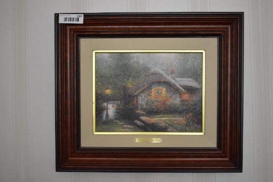 Thomas Kinkade Collectors Cottage I 6308 Canvas 12 X 9