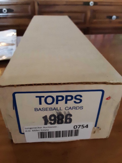 1986 Topps baseball set