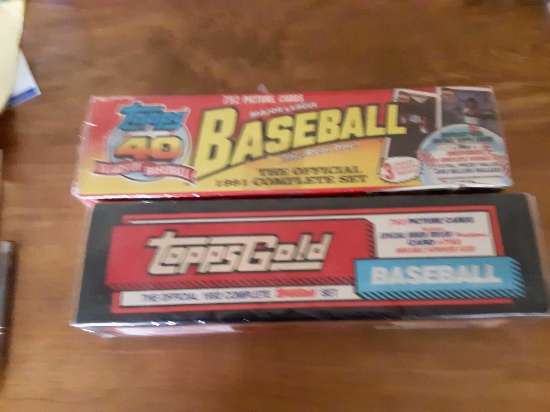 1991 and 1992 Topps baseball card sets