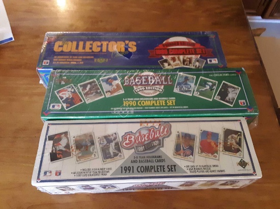 1989 90 91 Upper Deck baseball card sets sealed