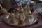 Ornate 5 Pc. Coffee, Tea, Creamer, Coffe & Tray, Silver Plate