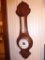 MAKER: Ray Kinzie - Case: Carved WaInut - Model: Barometer/Thermometer - 22
