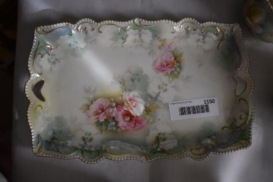 RS Prussia 12" X 7" Bread Plate