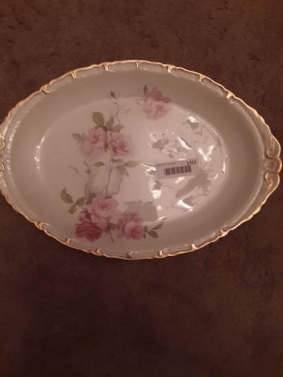 Haviland Limoges, Scheiger, Baltimore Rose 16" Serving Platter