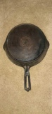 Wapak...Skillet W/Indian Head, High Grade Hollow Ware #6, Double Pour W/Heat Ring