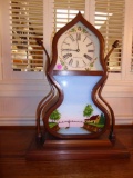 MAKER: Unknown - Model: Acorn clock Reproduction - Case: Mahogany - Dial: Painted w/J.R. Freeman