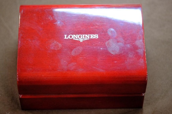 LONGINES Heritage Retrograde Men's Wrist Watch in Original Box Papers