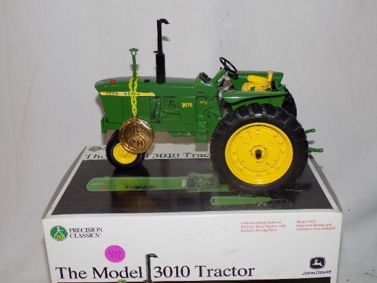 JD 3010 tractor, Precision Series,1/16 scale, with box