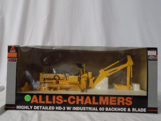 AC HD-3 with 60 backhoe & blade, 1/16 scale, with box