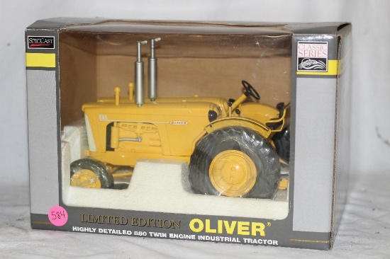 Oliver 880 Twin Industrial Tractor, 1/16 scale, with box