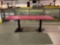 Double pedestal table