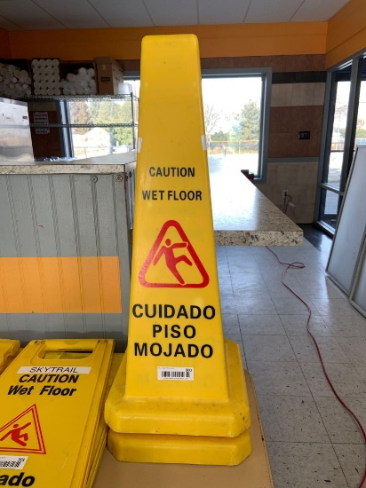 Wet floor cones