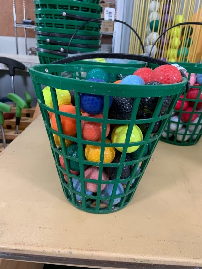 Bucket of golf balls