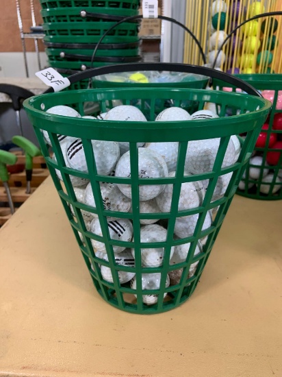 Bucket of golf balls