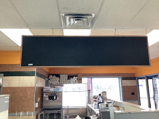 2' x 8' menu Chalkboard