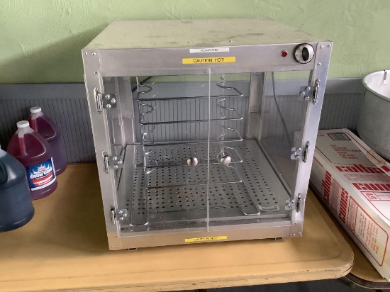 Pizza warmer display