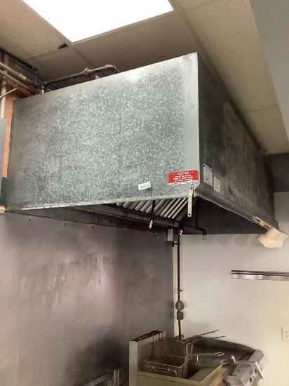 7 1/2 foot range hood with Ansell R102 wet chemical fire suppression system
