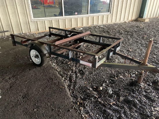 Small tagalong trailer frame