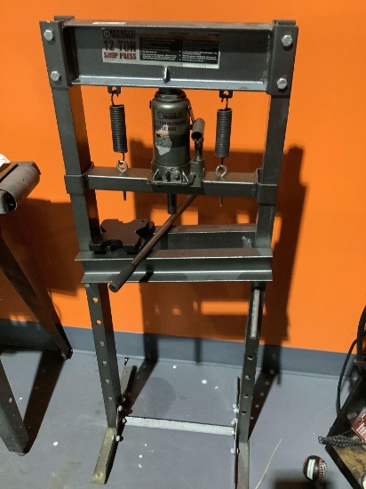 Century machinery 12 ton shop press