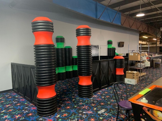 LaserTron Laser tag course and equipment