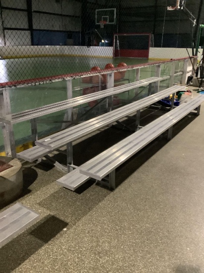 15? 3 tier Aluminum bleacher seating