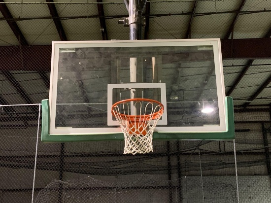 Professional Grade Ceiling Mounted Retractable Basketball Goals