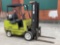 6000 lb Clark Propane Forklift. 3 Stage Mast. Model GCS30MB