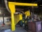 1 1/2 Ton Jib Crane W/ Small Chain Hoist